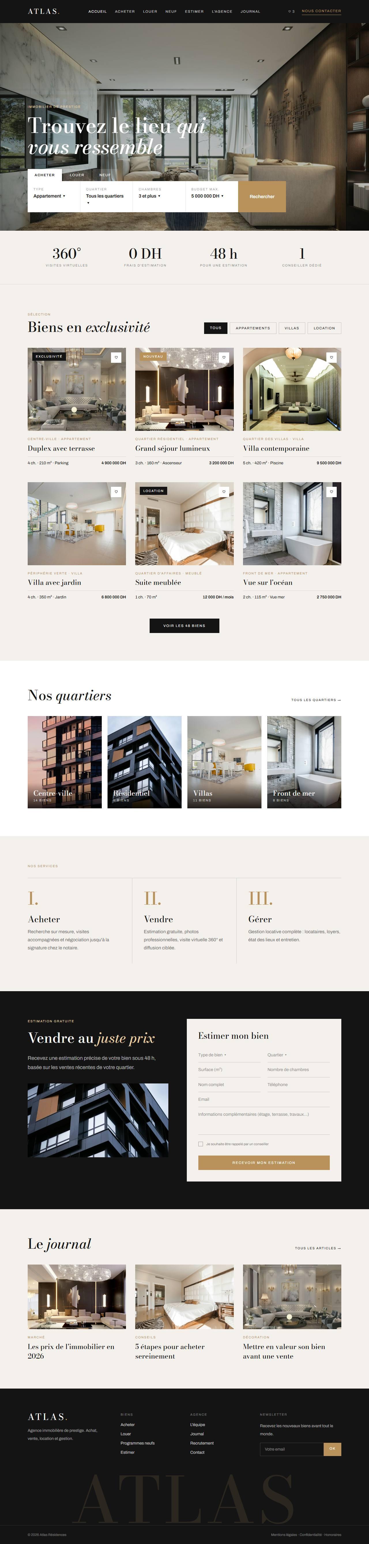 Agence immobilière